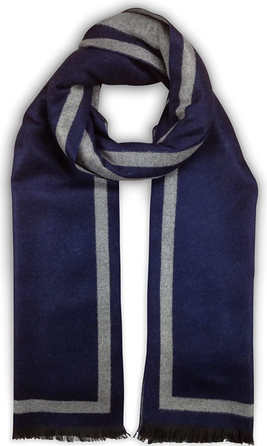 Bleu Nero Luxurious Winter Scarf Premium Cashmere Feel Unique Design Selection