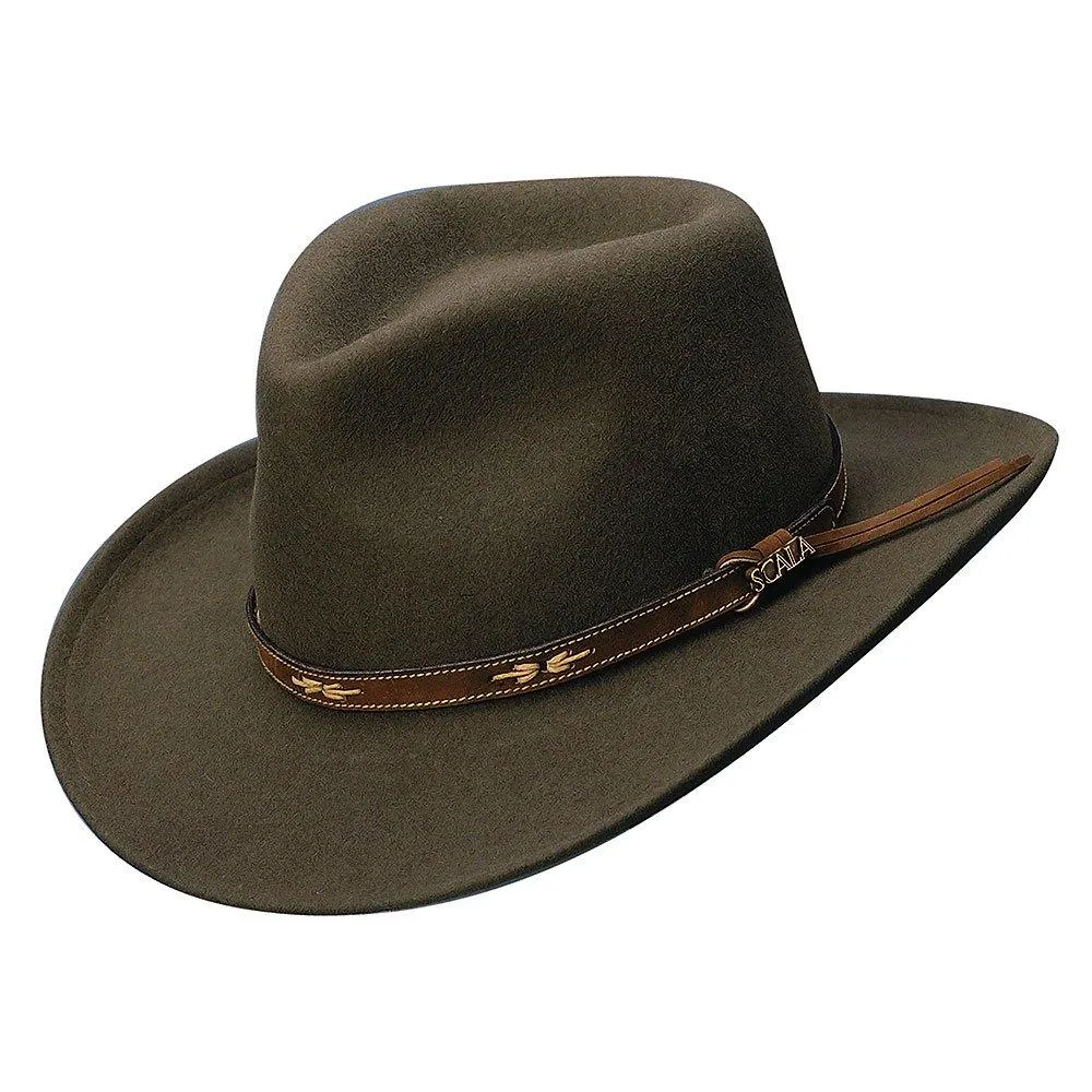 Brisket - Crushable Wool Felt Outback Hat