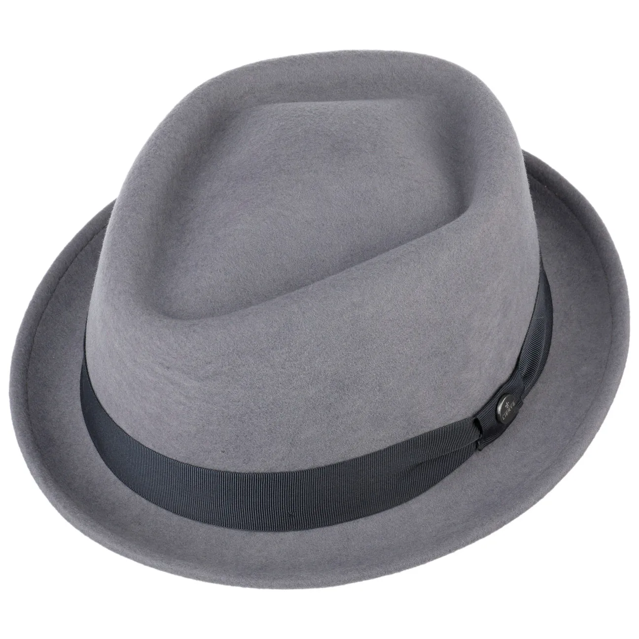 Classic Pork Pie Wool Felt Fedora Hat