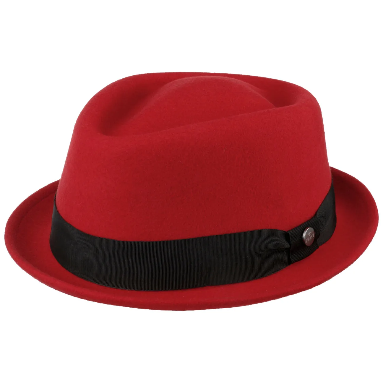 Classic Pork Pie Wool Felt Fedora Hat