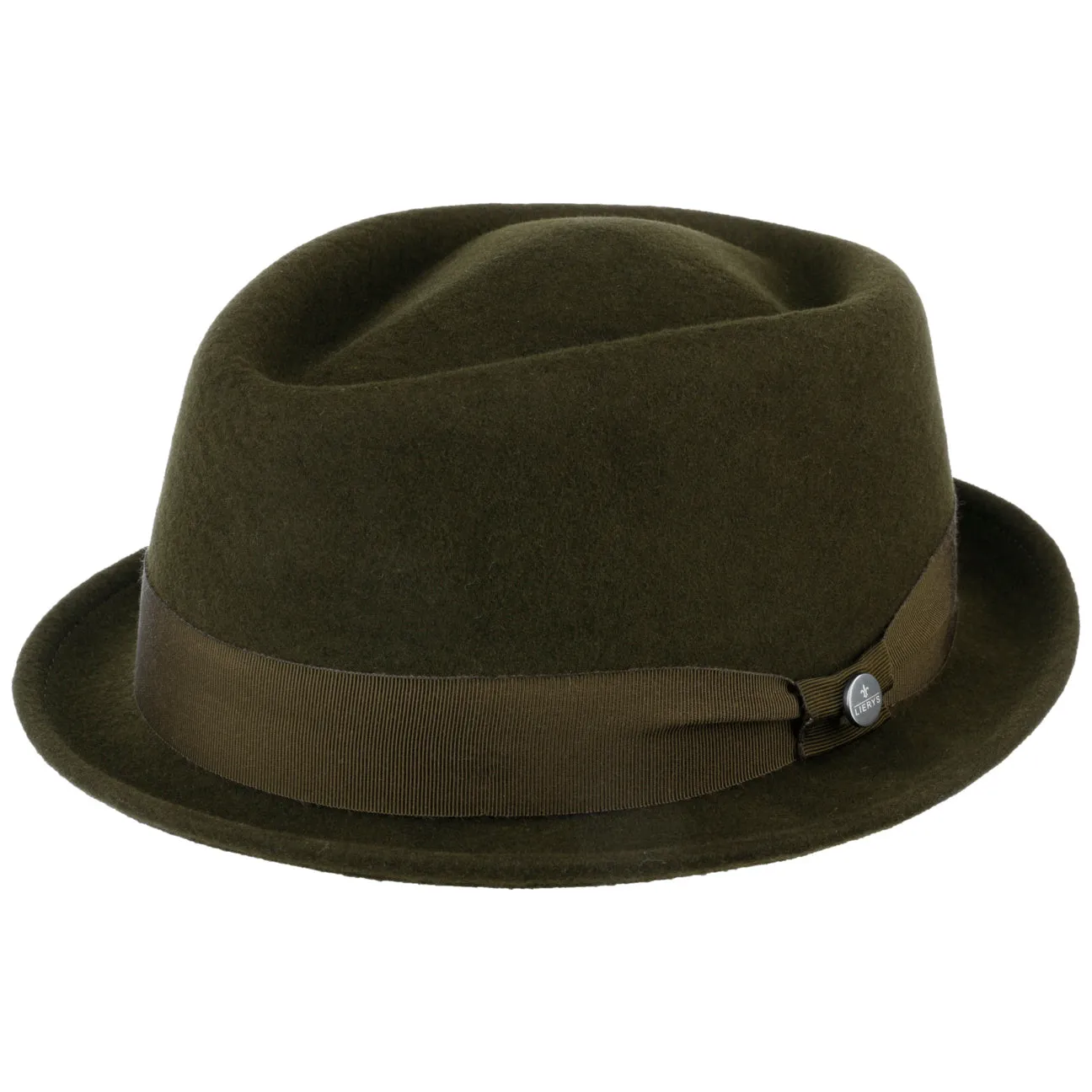 Classic Pork Pie Wool Felt Fedora Hat