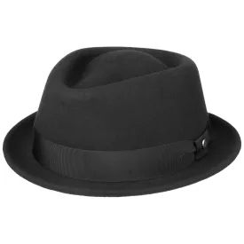 Classic Pork Pie Wool Felt Fedora Hat