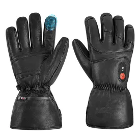 DAY WOLF  Electric Rechargeable Battery Leather Thick Heated Gloves Waterproof