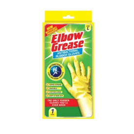 Elbow Grease Anti Bacterial Rubber Gloves Large | Pack of 1