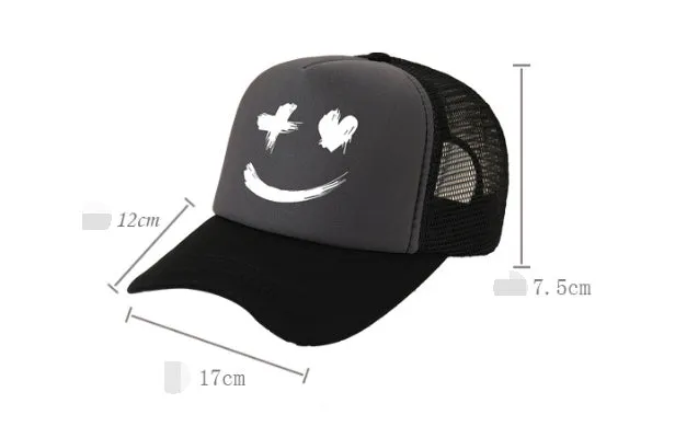 Face Peaked Cap Sunshade Baseball Cap Outdoor Riding Printing