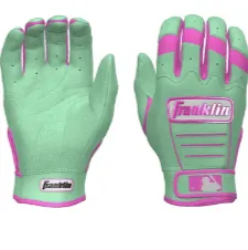 Franklin CFX Pro Custom Batting Gloves Mint/Pink