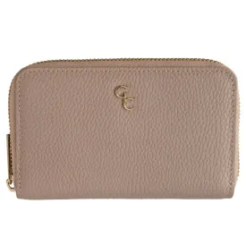 Galway Crystal Fashion Taupe Ladies Zip Wallet