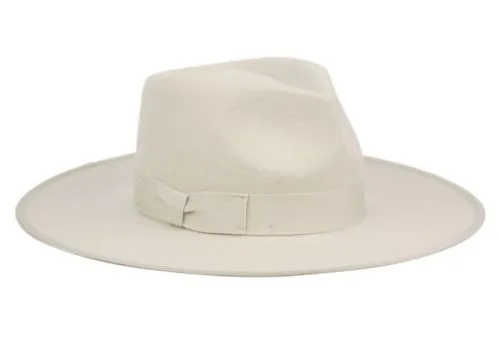 Gustavo | Wide Brim Wool Felt Fedora Hat