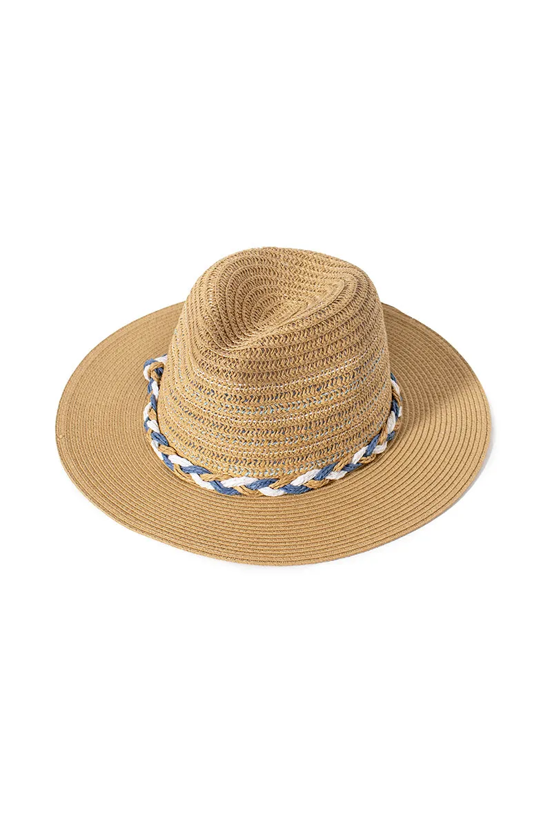 GWPN226 - Multi Braided Straw Panama Hat