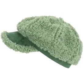 Macahel Soft Towelling Sherpa Peaked Cap - Green