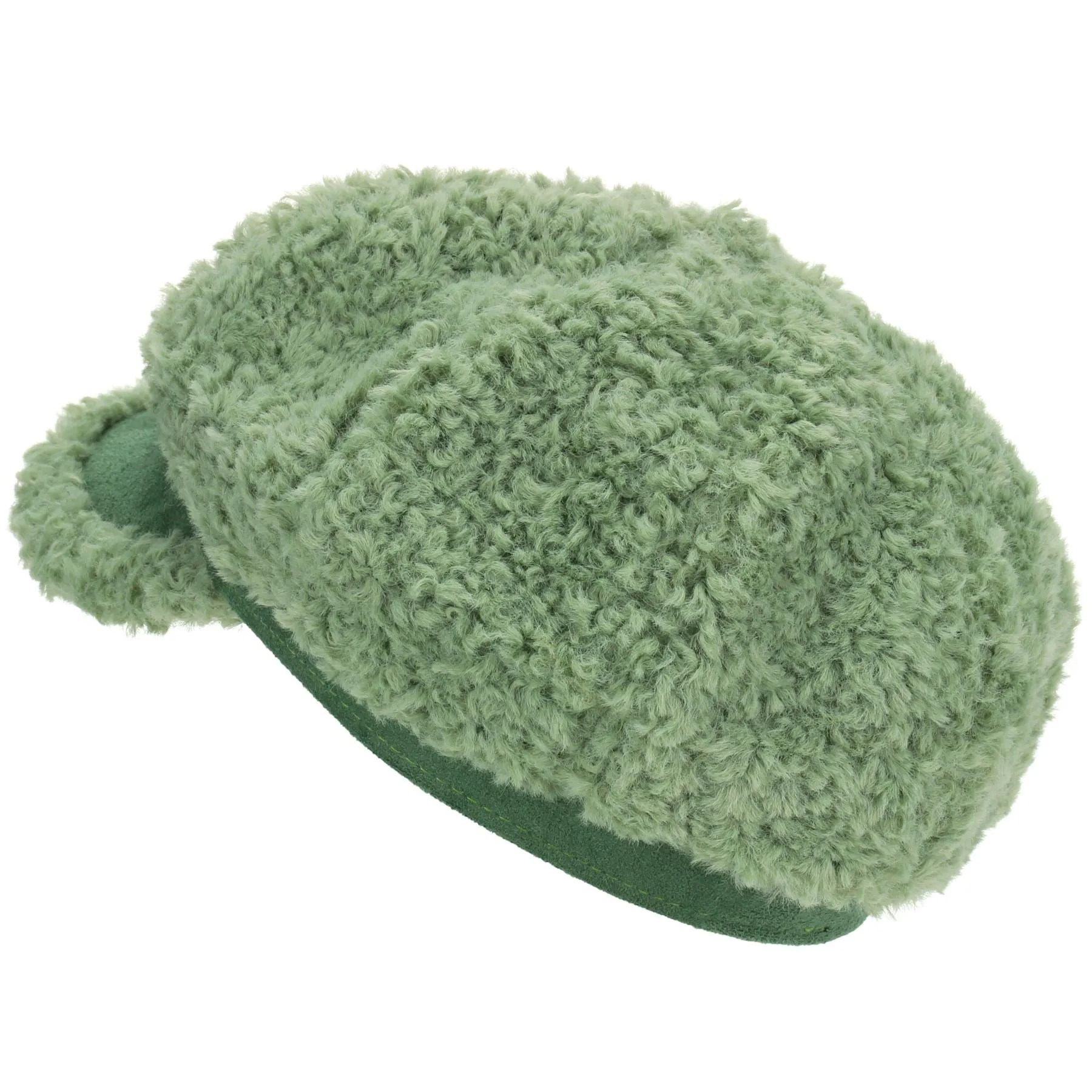 Macahel Soft Towelling Sherpa Peaked Cap - Green