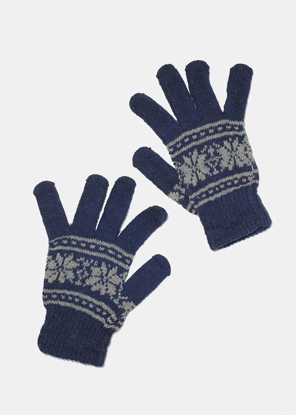 Navy Winter Gloves