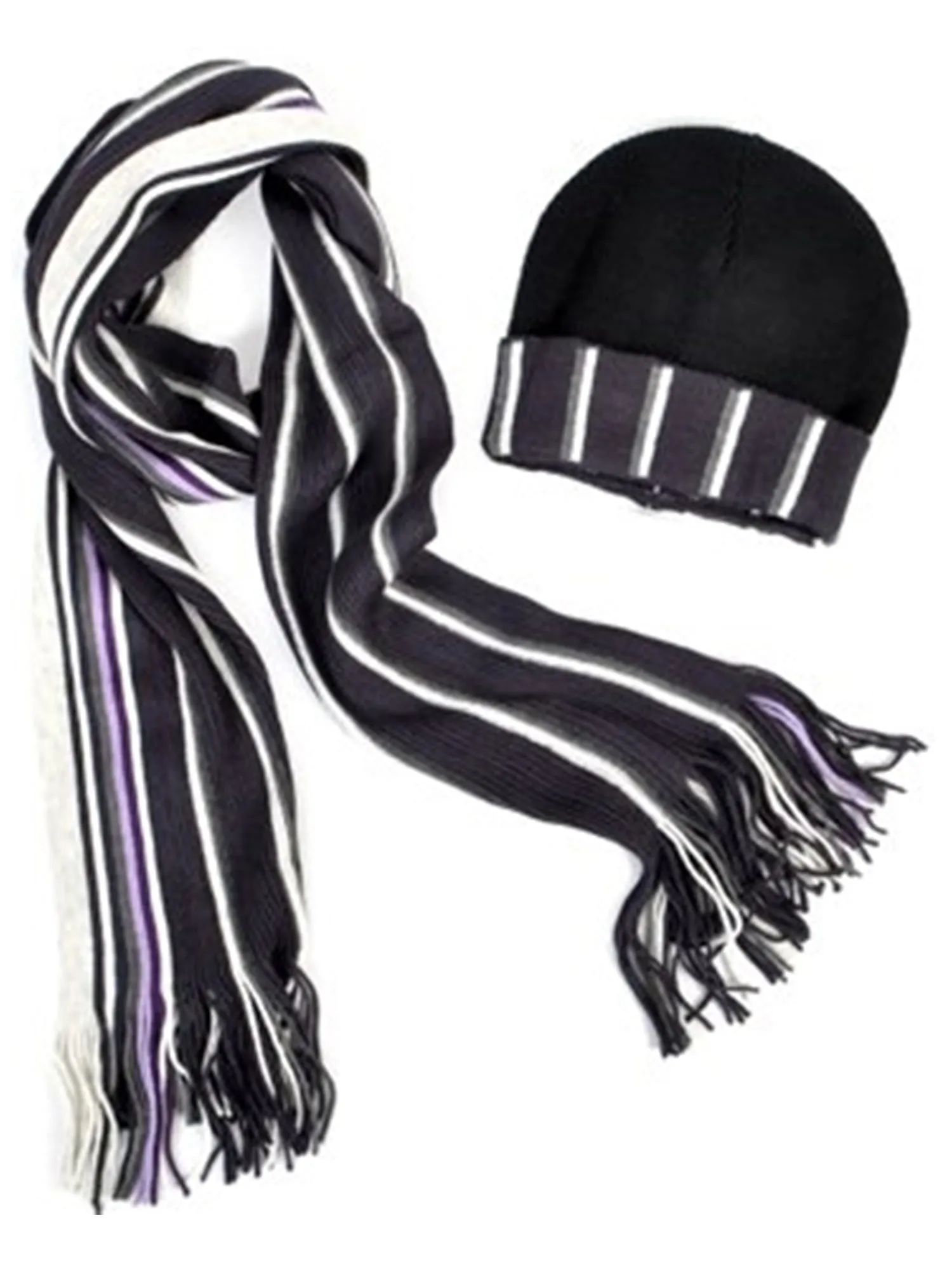 New Unisex Acrylic Winter Set Scarf And Hat