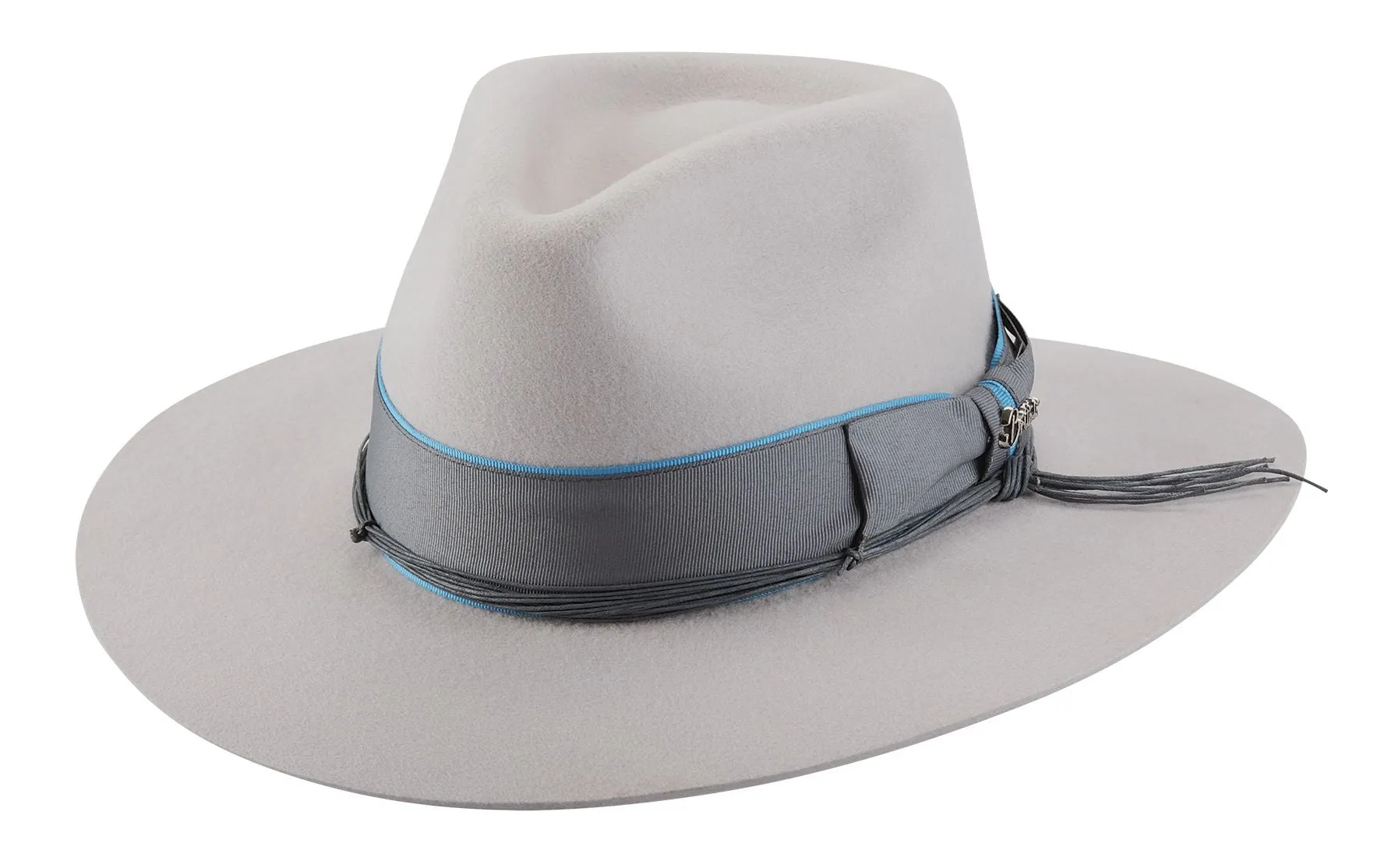 Old-World Wool Felt Wide Brim Fedora