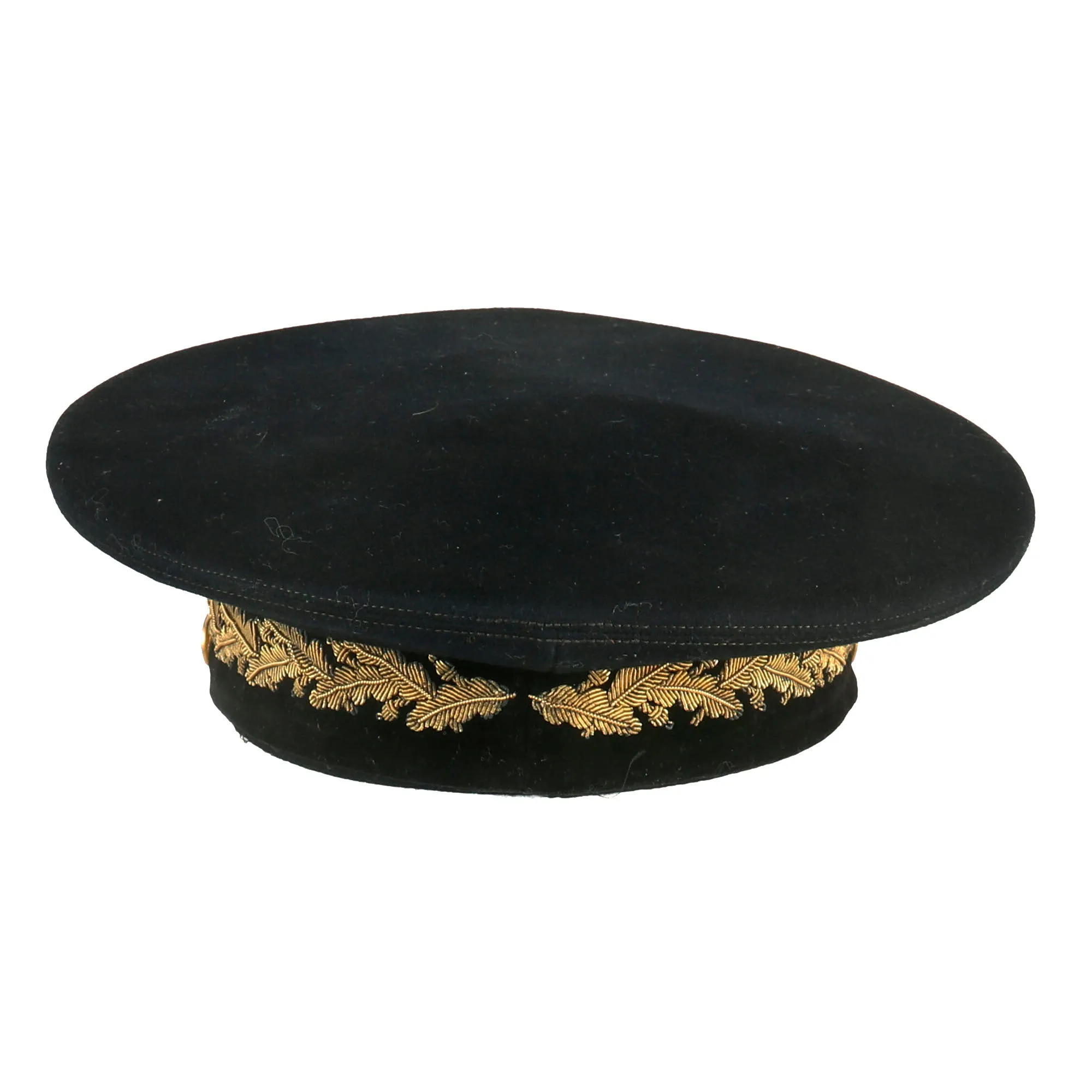 Original U.S. WWII Korean War Brigadier General Allen Douglas Hulse Blue Peaked Visor Cap