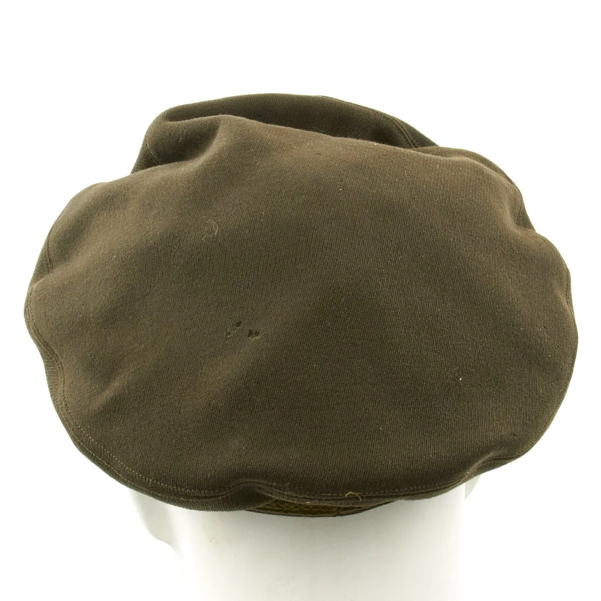 Original U.S. WWII USAAF Officer OD Green Crush Cap by Dobbs, Fifth Avenue, New York