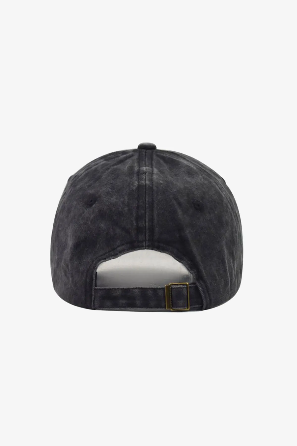 Retro Peaked Black Cap - A23 - MCP079R