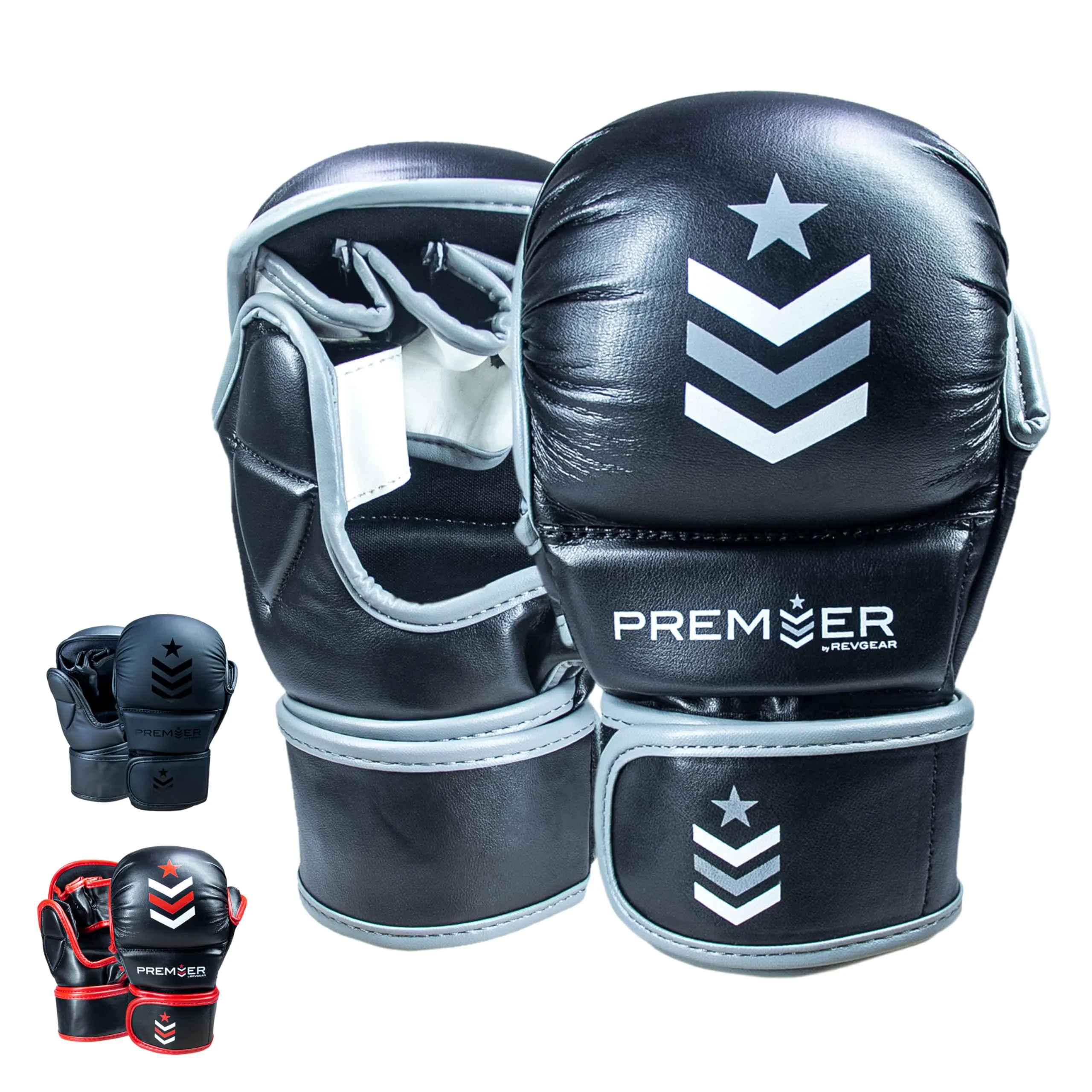 Revgear MMA Gloves Premier 7 Oz MMA Sparring Gloves Punching Gloves Boxing Small