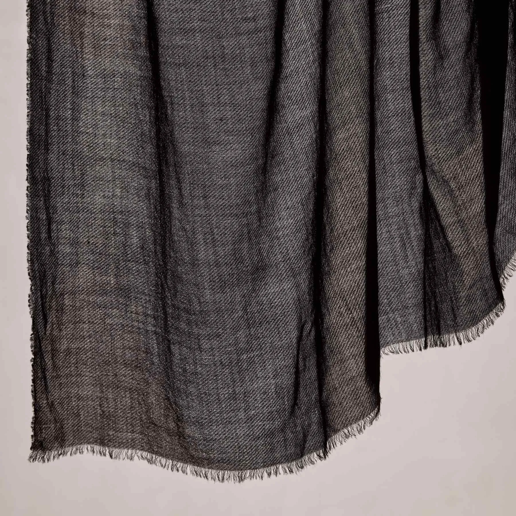 Sarti Wool Cashmere Scarf - Black