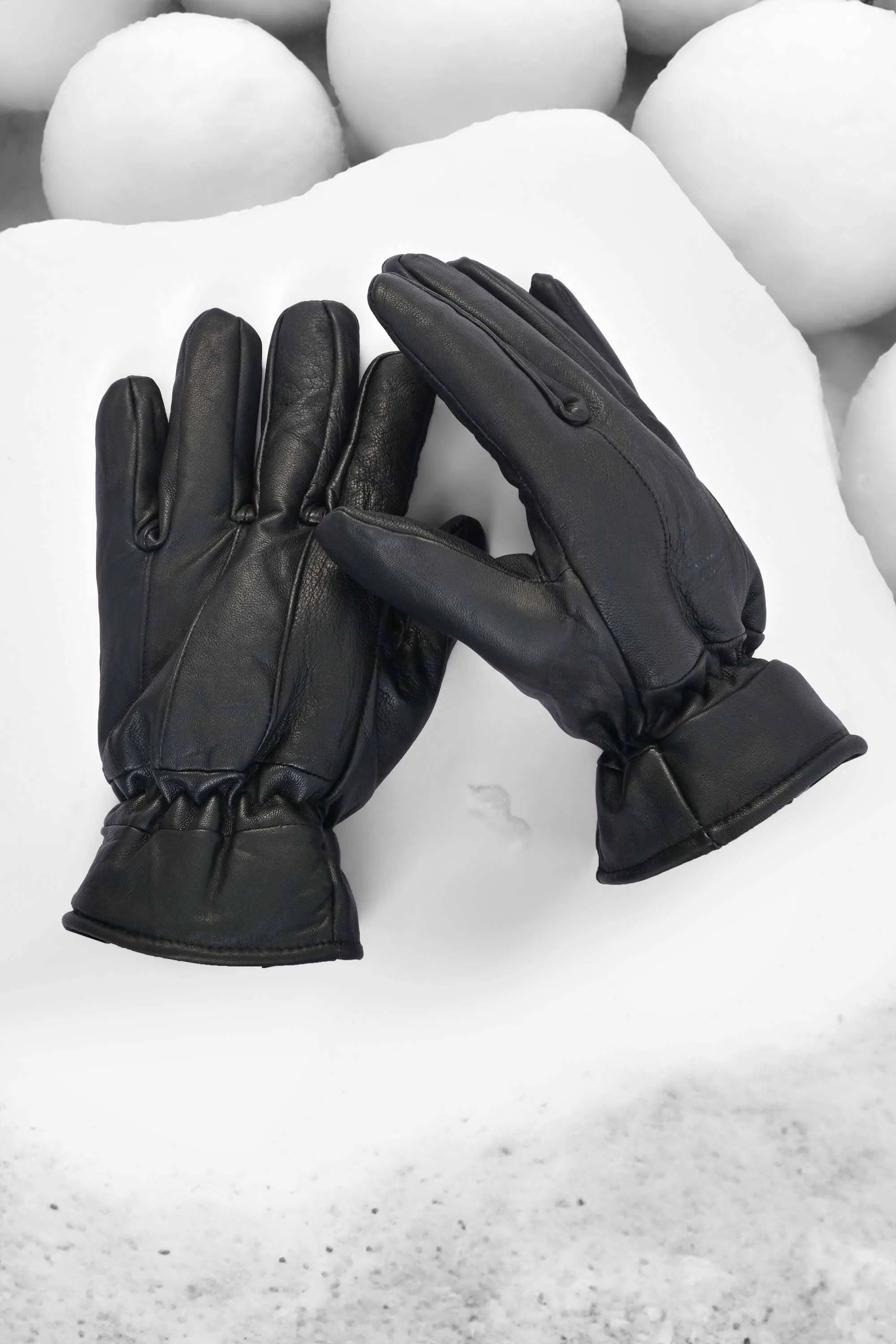 Unbroken Men's  Synthetic Leather Gloves