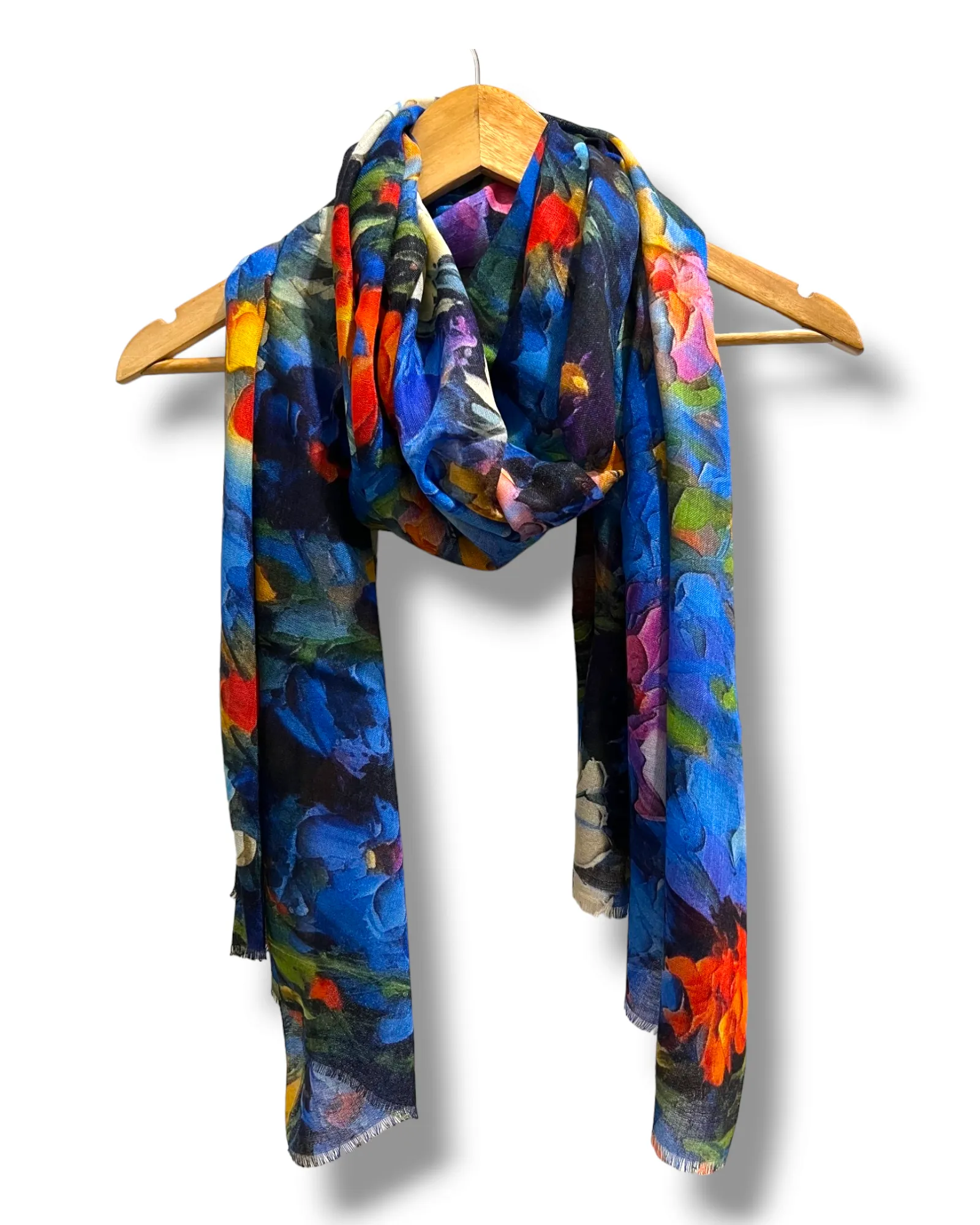 United - Wool/ Silk Print Scarf