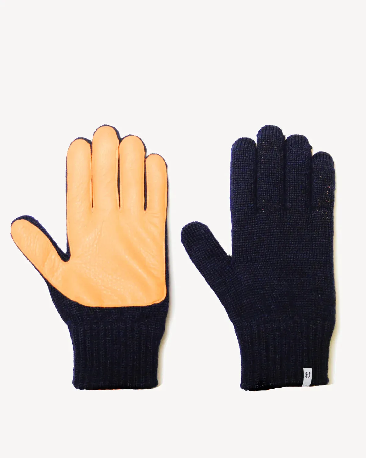 Upstate Stock Ragg Wool Gloves with Deerskin