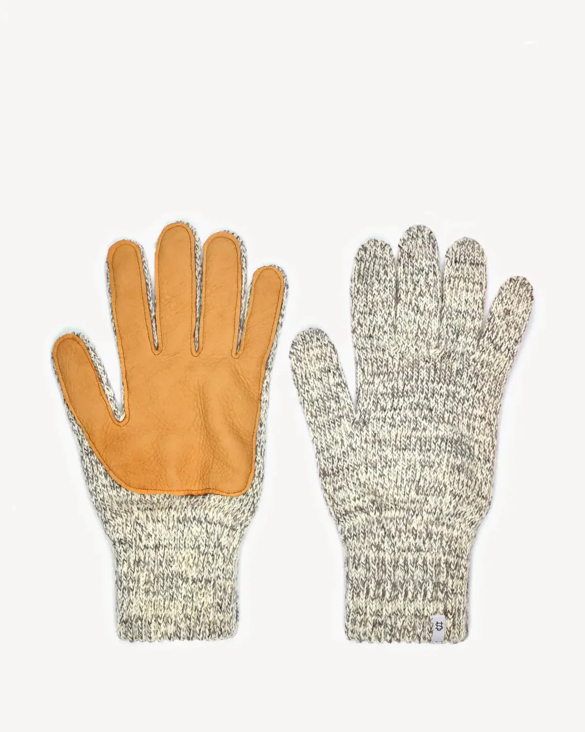 Upstate Stock Ragg Wool Gloves with Deerskin